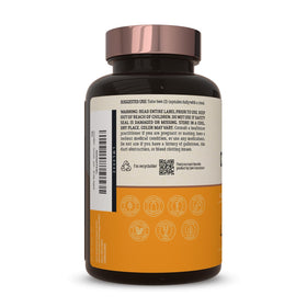 Live Conscious CurcuWell 1000 mg Curcuma and Boswellia capsules on a table