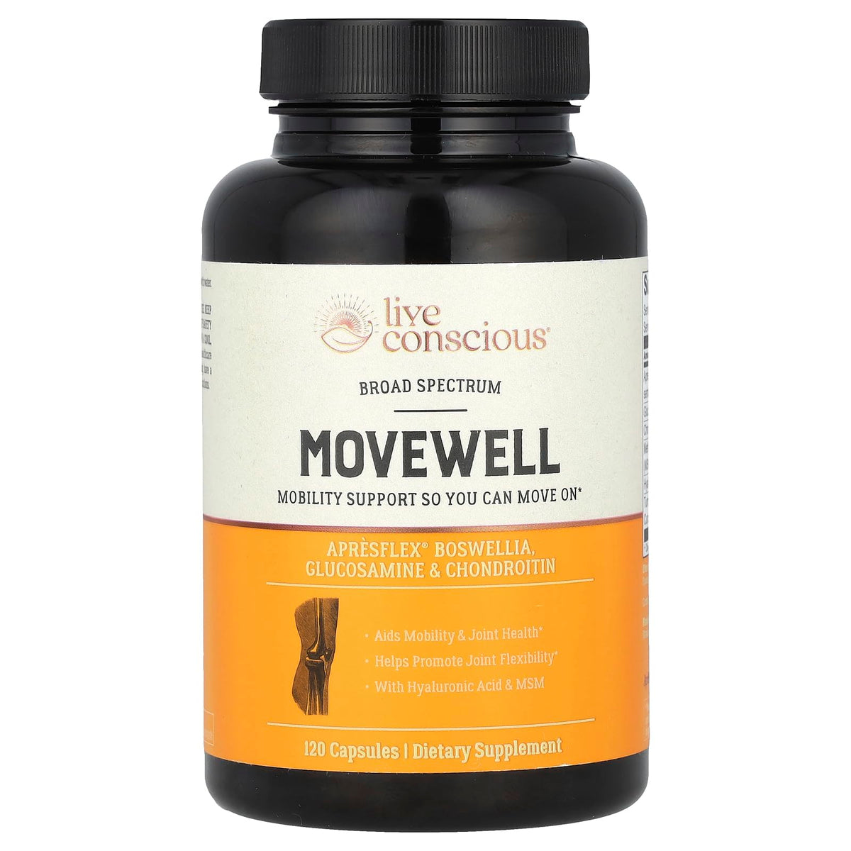 Live Conscious Glucosamine Chondroitin MSM 150g paquet avant