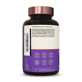 Live Conscious KSM-66 Ashwagandha 60 Capsules, taille des capsules