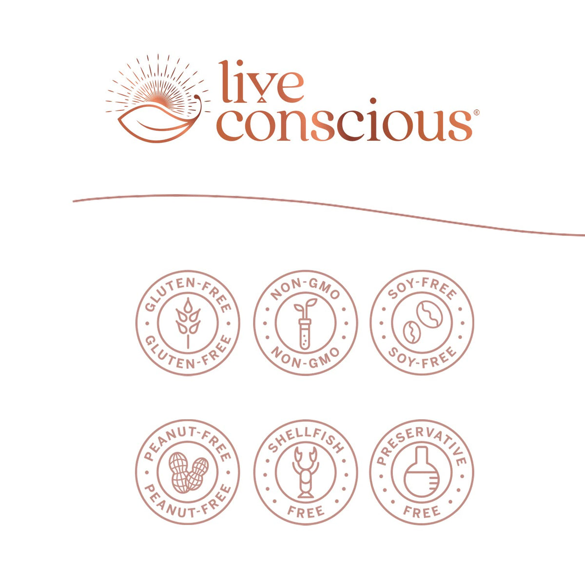Live Conscious KSM-66 Ashwagandha 60 Capsules, vue arrière