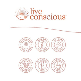 Live Conscious KSM-66 Ashwagandha 60 Capsules, vue arrière