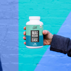LIVELY VITAMIN CO Magnesium Ease, gélules sur une table en bois