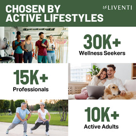 LIVENTI Gummies NMN Pures 1000mg vue de côté dans leur emballage