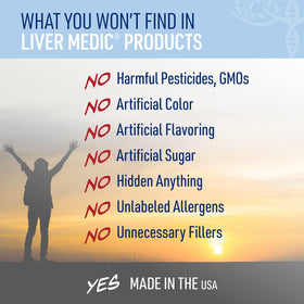 Liver Medic Complément Alimentaire 1000mg 60 Capsules avec d'autres compléments alimentaires