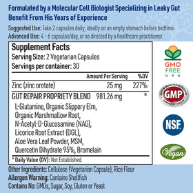 Liver Medic Complément Alimentaire 1000mg 60 Capsules vue de dos