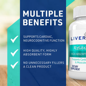 Liver Medic Magnésium Glycinate 200mg capsules ouvertes montrant leur taille