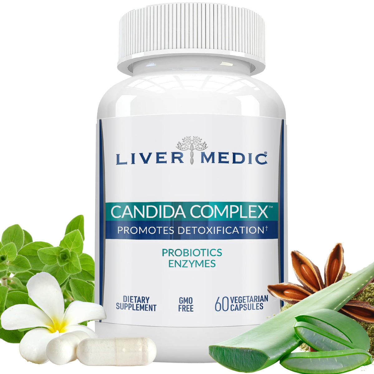 Liver Medic Oregano 60 capsules végétariennes en boîte