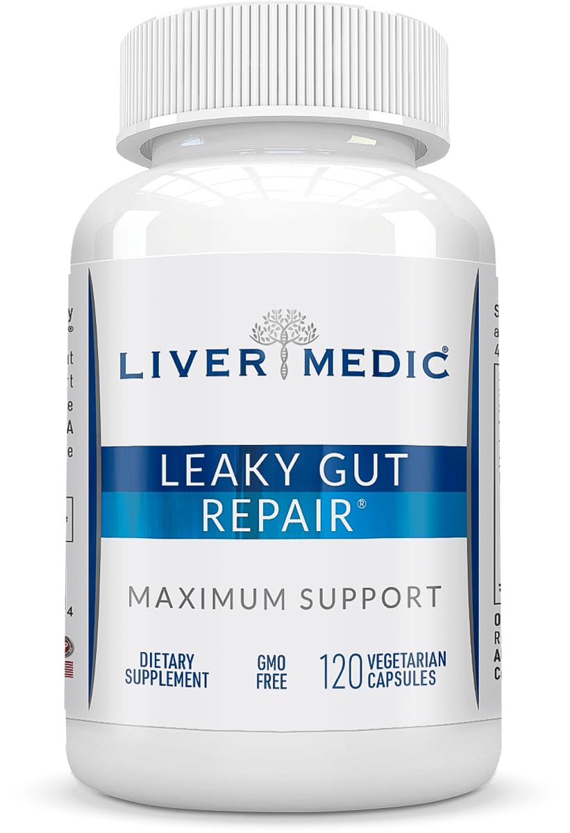 Liver Medic Réparation Intestinale 120 capsules vue de face