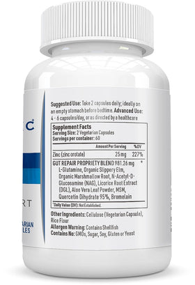Liver Medic Réparation Intestinale flacon avec étiquette