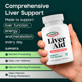 LIVERITE complément alimentaire foie 300 capsules, étiquette