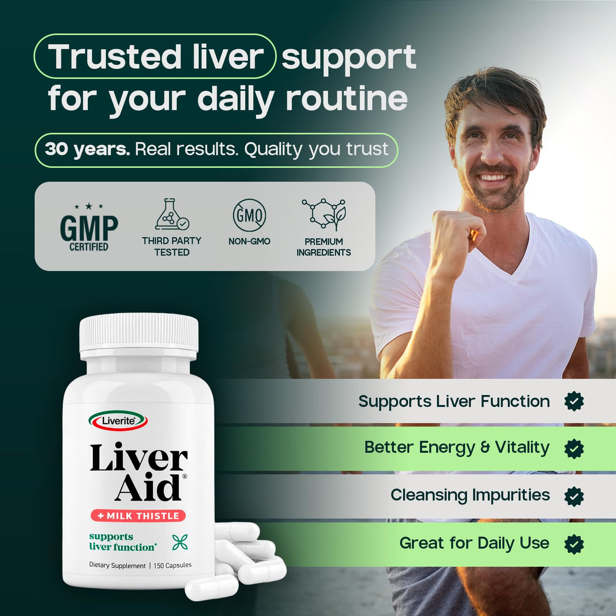 LIVERITE Complément Alimentaire lors d'un repas