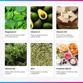 Livingood Daily D3 K2 Magnésium 60 capsules en gros plan