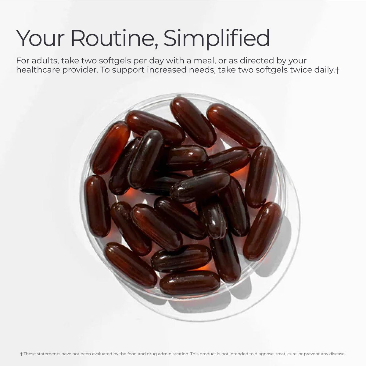 Livingood Daily Omega 3 6 9 Plus Curcuma gélules, vue de côté