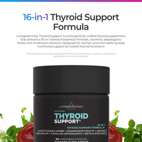 Livingood Daily Soutien Thyroïdien 60 capsules côté
