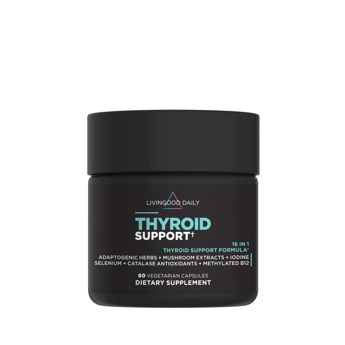 Livingood Daily Soutien Thyroïdien 60 capsules vue avant