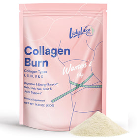 LivLyLuxe Poudre de Collagène 420 g vue de face avec étiquette
