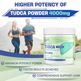LivLyLuxe Poudre TUDCA 2000 mg, vue arrière du pot