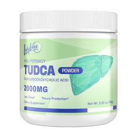 LivLyLuxe Poudre TUDCA 2000 mg, vue avant du pot
