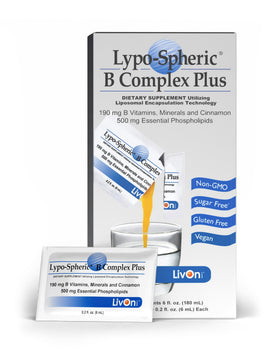 LivOn Laboratories Lypo-Spheric B Complex Plus 30 sachets vue de face
