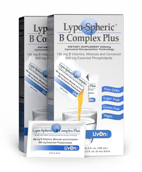 LivOn Laboratories Lypo-Spheric B Complex Plus 30 sachets vue de face