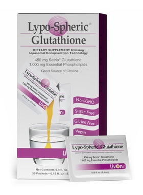 LivOn Laboratories Lypo-Spheric Glutathione sachets présentation avant