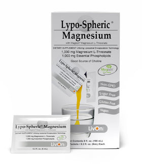 LivOn Laboratories Lypo-Spheric Magnésium L-Thréonate 30 sachets avant