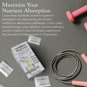 LivOn Laboratories Lypo-Spheric Magnésium L-Thréonate sachet individuel