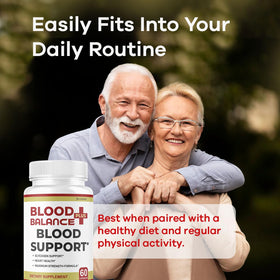 LIVORKA BloodBalance Plus capsules posées sur un livre