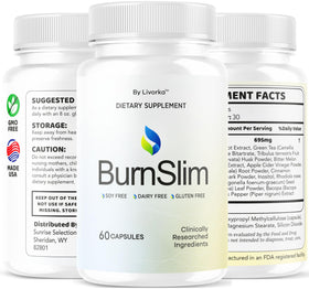 LIVORKA Burn Slim Capsules 300 capsules arrière