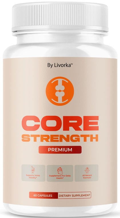 LIVORKA Core Strength 60 capsules vue de face