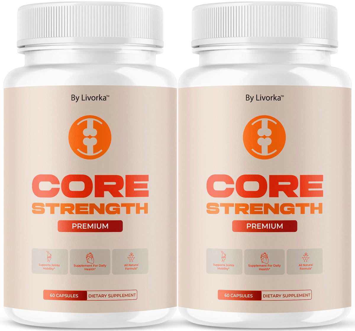 LIVORKA Core Strength Capsules 120 gélules vue avant