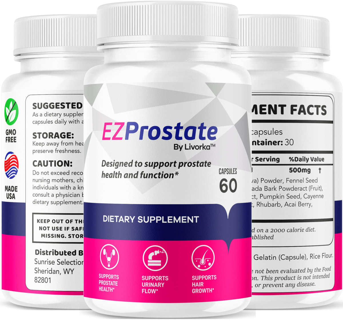 LIVORKA EZ Prostate gélules en conditionnement original
