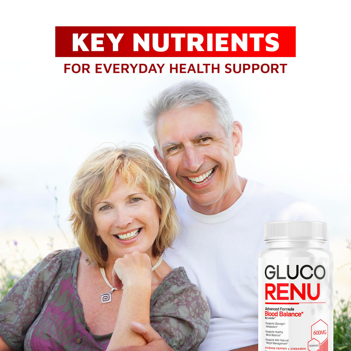 LIVORKA Gluco Renu Capsules sur une surface en bois