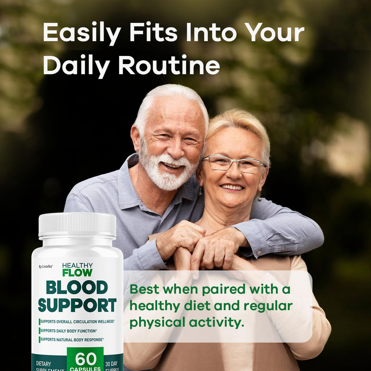 LIVORKA Healthy Flow 695 mg flacon avec dosage recommandé