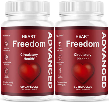 LIVORKA Heart Freedom Capsules 120 capsules vue de face