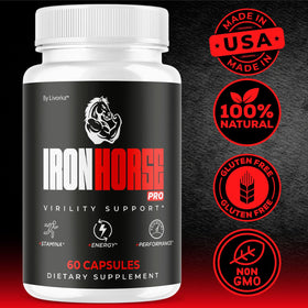 LIVORKA Iron Horse Pro capsules avec une cuillère pour dosage