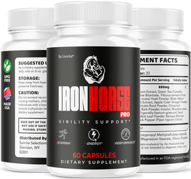 LIVORKA Iron Horse Pro capsules dans leur emballage d'origine