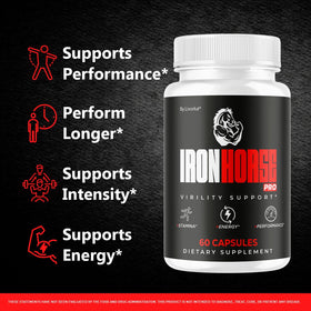 LIVORKA Iron Horse Pro capsules montrant la taille et la forme