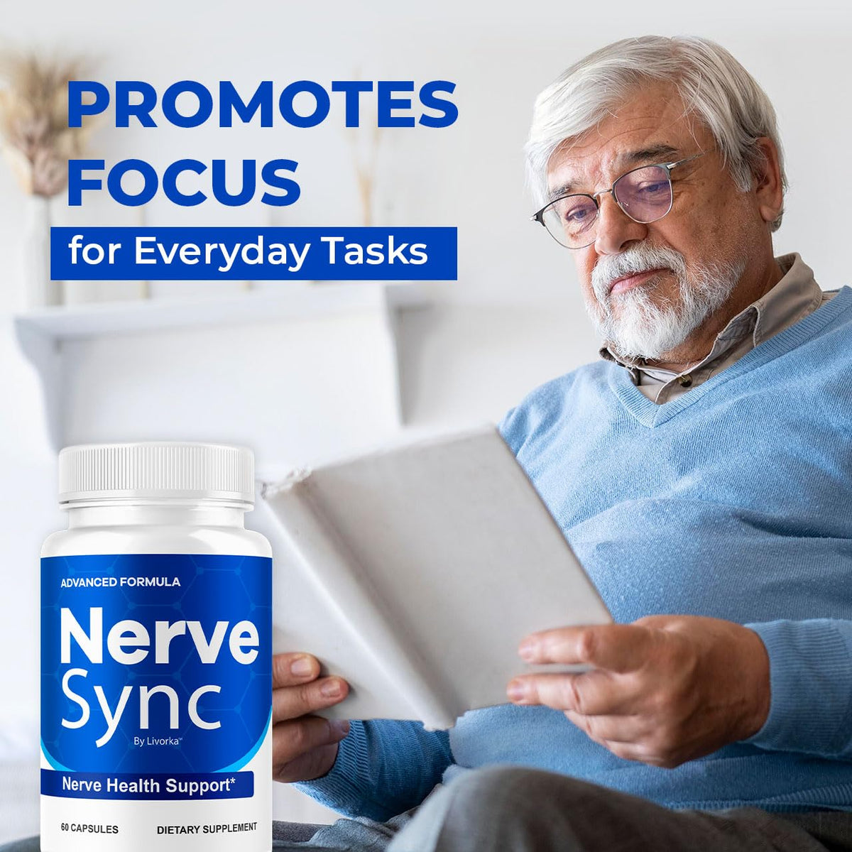 LIVORKA Nerve Sync Capsules sur fond neutre