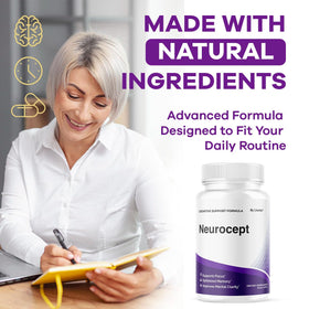 LIVORKA Neurocept capsules près d'un ordinateur portable
