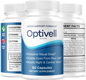 LIVORKA Optivell Capsules et des ingrédients naturels sur une table