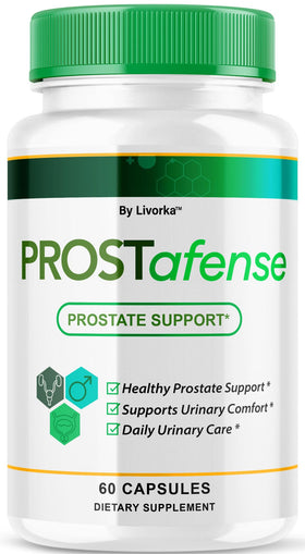 LIVORKA Prostafense capsules front view in packaging