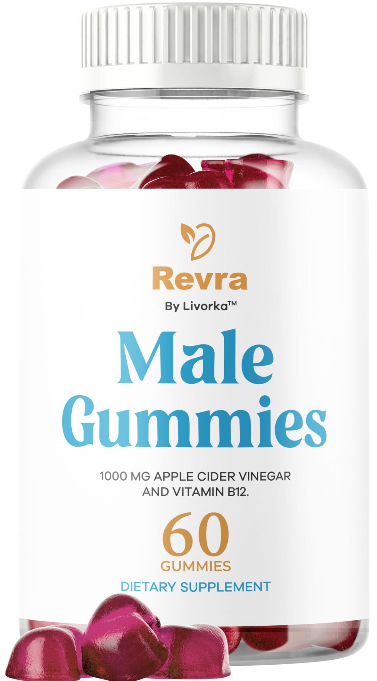 LIVORKA Revra Gummies 60 gommes dans un flacon transparent