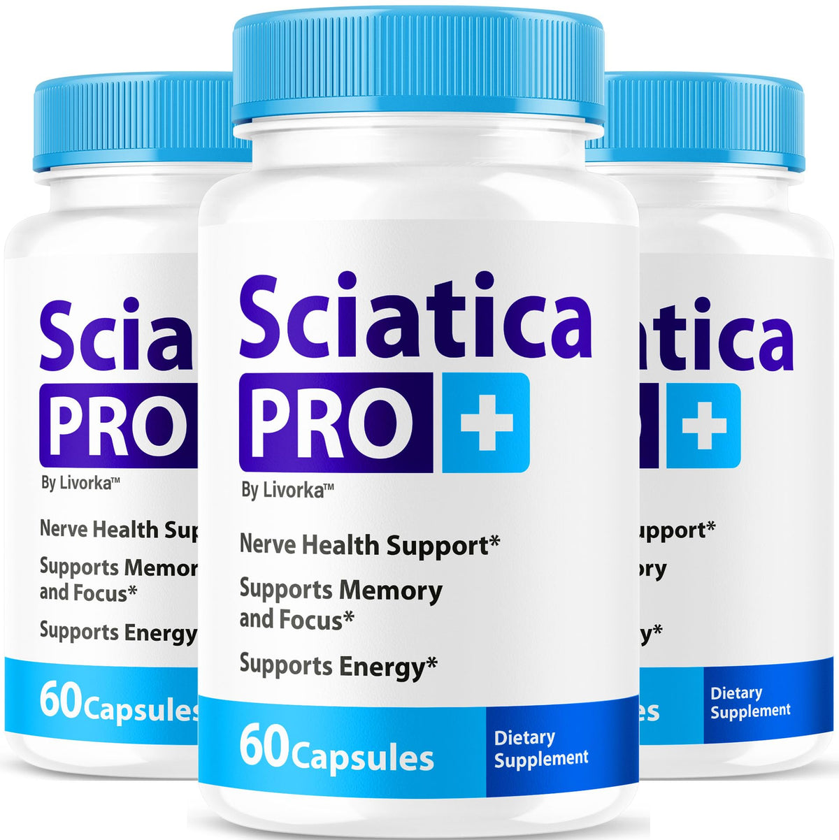 LIVORKA Sciatica Pro Plus 180 capsules vue de face