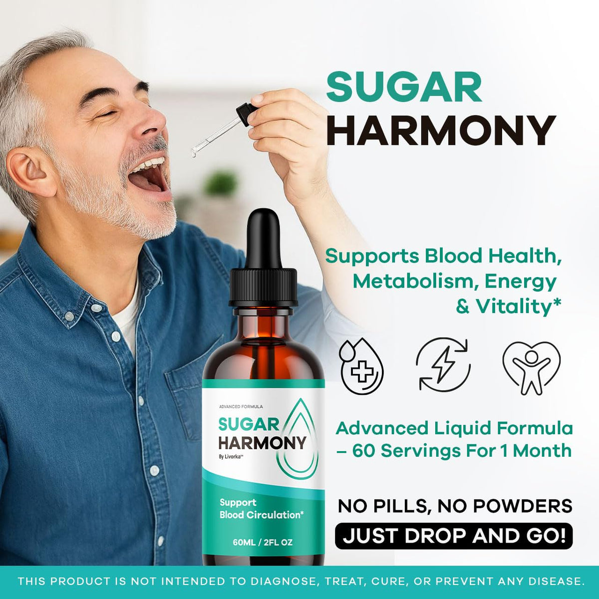 LIVORKA Sugar Harmony flacon contenu et dosage