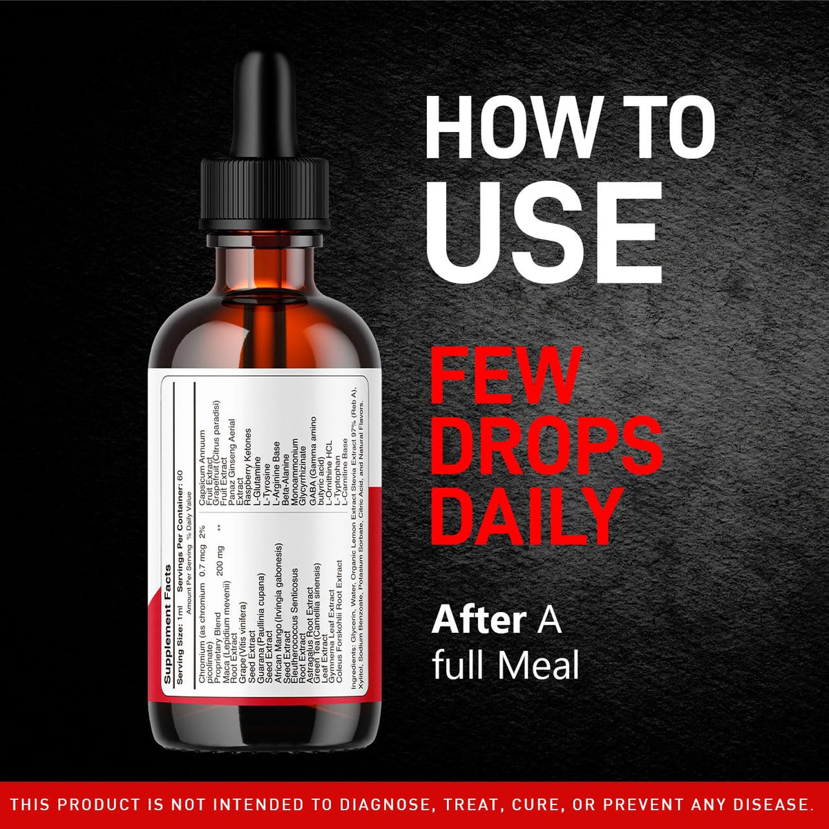 LIVORKA Tadala Drops Pro 30ml embout de dosage