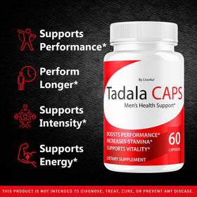 LIVORKA TadalaCaps emballage avec informations nutritionnelles