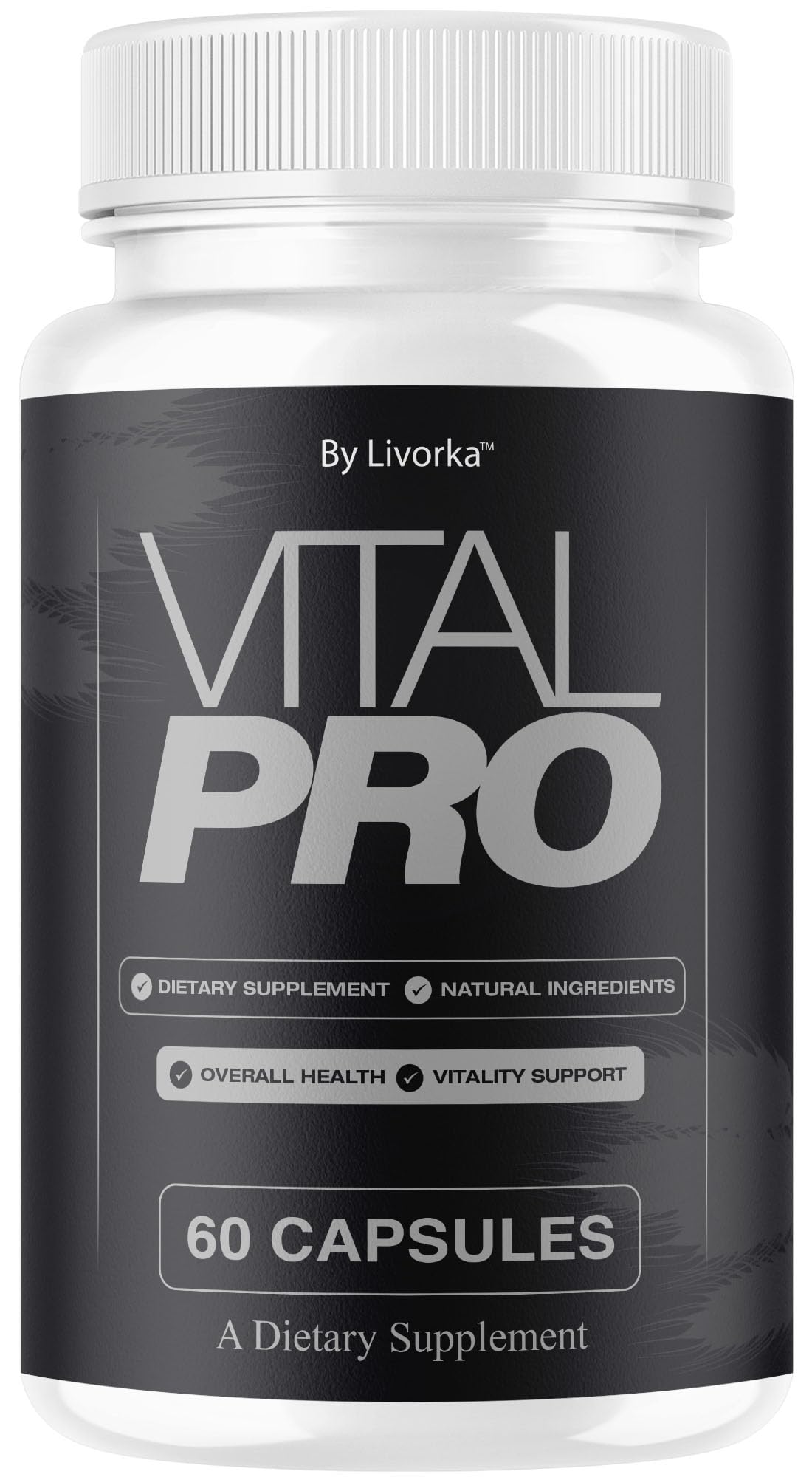 LIVORKA Vital Pro Capsules flacon de 60 capsules vue de face