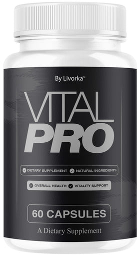 LIVORKA Vital Pro Capsules flacon de 60 capsules vue de face