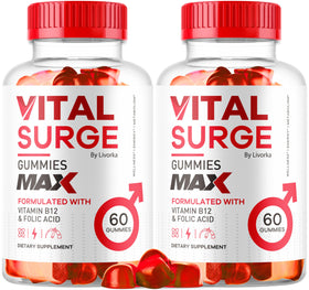 LIVORKA Vital Surge MAX Gummies 120 pièces, vue de face
